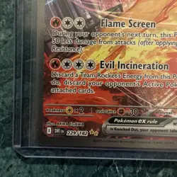 Pokemon TCG Team Rockets Moltres EX Holo Card 229/182 Sir Destined Rivals - Image 5