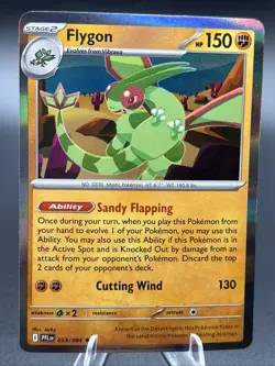 Pokemon TCG Flygon 53/94 Phantasmal Flames Holo NM - Image 1
