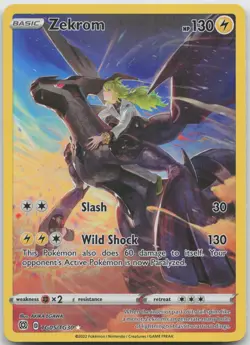 Zekrom TG05/TG30 Holo Brilliant Stars Trainer Gallery Pokemon NM/M - Image 1