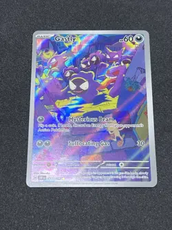 Pokemon TCG Gastly SV05: Temporal Forces 177/162 Illustration Rare Holo 60 HP - Image 1