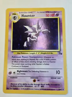 Haunter [Holo] Pokemon Fossil Set #6/62 - Image 1