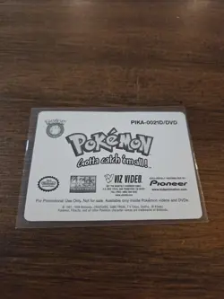 1998 Pokemon Pioneer Viz Video Lenticular Promo - Togepi - PIKA-0021D - Image 2