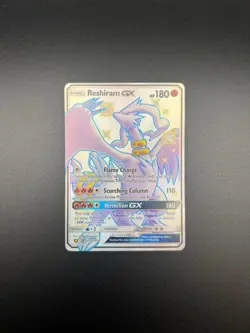 Pokemon TCG Reshiram GX SV51/SV94 Hidden Fates: Shiny Vault Holo - Image 1
