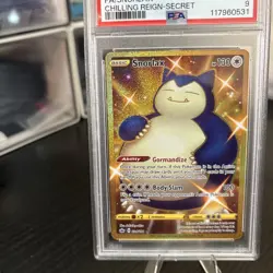 2021 Pokemon Sword & Shield Full Art Snorlax Chilling Reign Secret #224 PSA 9 - Image 2