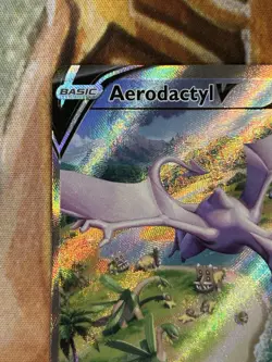 Aerodactyl V 180/196 Alt Art Pokemon Lost Origin English - OC Miscut - NM 🔥 - Image 3