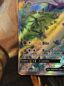 Aerodactyl V 180/196 Alt Art Pokemon Lost Origin English - OC Miscut - NM 🔥 - Image 4