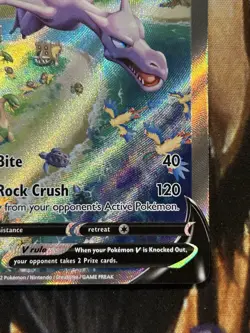 Aerodactyl V 180/196 Alt Art Pokemon Lost Origin English - OC Miscut - NM 🔥 - Image 5