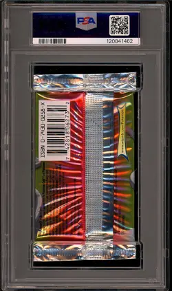 Pokemon 2000 WOTC 1st Edition Neo Genesis Meganium Sealed Booster Pack PSA 10 - Image 2