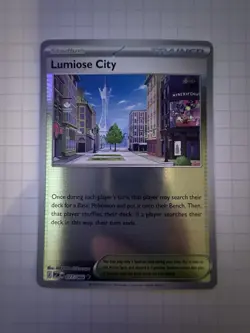 Pokemon Lumiose City 077/088 Reverse Holo NM/M - Image 1