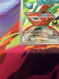 Pokemon 30th Anniversary Bulbasaur MEP #037 First Partner Illustration Rare NM - Image 3