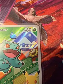 Pokemon 30th Anniversary Bulbasaur MEP #037 First Partner Illustration Rare NM - Image 5