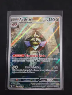 Aegislash 210/182 Pokemon TCG Sv04: Paradox Rift Illustration - Image 1