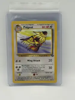 Pokemon TCG - PIDGEOT - 24/64 - RARE - UNLIMITED - JUNGLE (1999) - WOTC - LP - Image 1