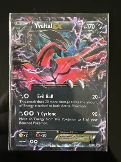Pokemon Yveltal EX XY Promo Basic Holo XY08 English - Image 1