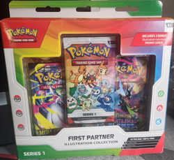 Pokemon TCG First Partner Illustration Collection Series 1 Promo Booster Box - Image 1