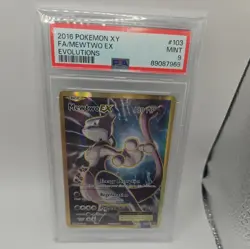 Mewtwo EX Pokemon TCG XY Evolutions Full Art 103/108 PSA 9 - Image 2