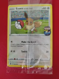 Pikachu Sobble Scorbunny Eevee Grookey On The Ball Pokemon Futsal Promo SEALED - Image 4