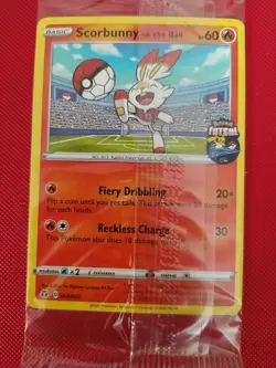 Pikachu Sobble Scorbunny Eevee Grookey On The Ball Pokemon Futsal Promo SEALED - Image 5