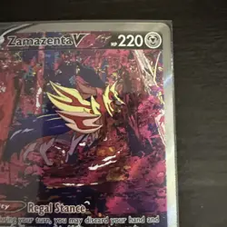 Zamazenta V Full Art GG54/GG70 Crown Zenith Galarian Gallery Pokemon 2023 - Image 3