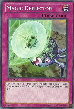 Yugioh! HP Magic Deflector - ABYR-EN076 - Common - 1st Edition Heavily Played, E - Image 1