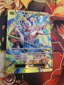 1x Enel SP EB02-052 SR from OP15 Adventure on Kami's Island! One Piece TCG! NM - Image 2