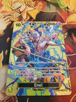 1x Enel SP EB02-052 SR from OP15 Adventure on Kami's Island! One Piece TCG! NM - Image 3