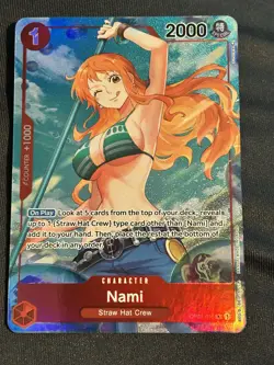 Nami (Parallel) - Romance Dawn (OP01) OP01-016 Alternate Art One Piece SEE PHOTO - Image 1