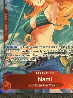 Nami (Parallel) - Romance Dawn (OP01) OP01-016 Alternate Art One Piece SEE PHOTO - Image 3