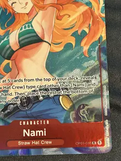 Nami (Parallel) - Romance Dawn (OP01) OP01-016 Alternate Art One Piece SEE PHOTO - Image 4