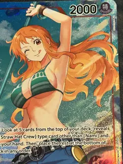 Nami (Parallel) - Romance Dawn (OP01) OP01-016 Alternate Art One Piece SEE PHOTO - Image 5