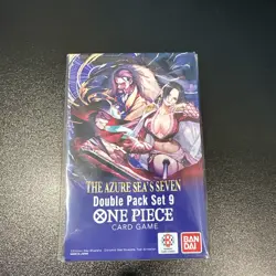 One Piece The Azure Sea's Seven Double Pack Set 9 OP14 English TCG Sealed - Image 1