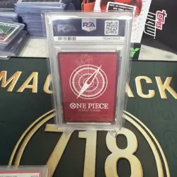 One Piece Monkey D Luffy ST13-003 PSA 9 Alt Art Leader Black White, English - Image 2