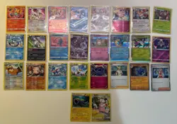 26 Pokemon Rare Holo Card Lot ⭐ Gyarados, Moltres, Greninja, Lunala - Image 1