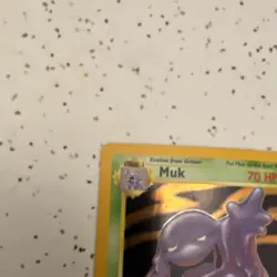 Pokemon Muk 13/62 Fossil Holo Rare Stage 1 70 HP Card English - Image 4