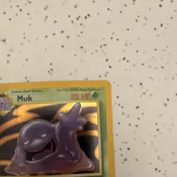 Pokemon Muk 13/62 Fossil Holo Rare Stage 1 70 HP Card English - Image 5