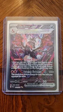 Charizard ex 234/091 Paldean Fates Full Art Shiny Holo Pokemon Card NM - Image 1