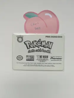 Pokemon Ash Ketchum Pioneer Viz Video Promo Card Lenticular PIKA-0020D/DVD - Image 4