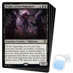BRAIDS, ARISEN NIGHTMARE X4 Dominaria United DMU Magic MTG MINT CARD - Image 1