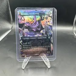 Shredder, Unrelenting (Borderless) [Teenage Mutant Ninja Turtles] FOIL - M/NM - Image 1