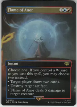 MTG TCG Flame of Anor (Borderless) R The Lord of the Rings 406 - Image 1