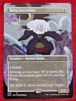MTG 2022 Serra Ascendant Creature-Human Monk #1125 Secret Lair Drop Series-NM/M - Image 1