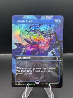 Rhystic Study (Anime Borderless) Wilds of Eldraine: Enchanting Tales Foil 0071 - Image 1