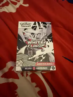 Pokemon TCG Scarlet Violet White Flare Booster Bundle 6 Packs Factory Sealed - Image 1