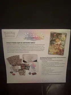 Pokemon Scarlet & Violet Prismatic Evolutions Elite Trainer Box Eevee Promo 2025 - Image 2