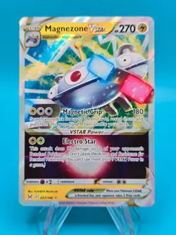 Magnezone VSTAR 057/196 Holo VSTAR Rare Lost Origin Pokemon Near Mint - Image 1