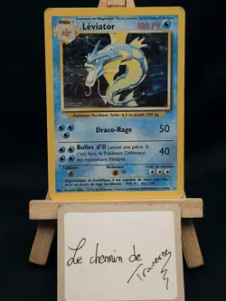 Carte pokemon holo - Leviator 6/102 - Etat : correct - Wizards Set De Base - Image 1