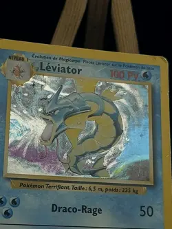 Carte pokemon holo - Leviator 6/102 - Etat : correct - Wizards Set De Base - Image 4