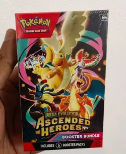 🔥Pokemon TCG: Mega Evolution Ascended Heroes Booster Bundle x6 packs IN HAND🔥 - Image 1