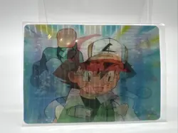 1998 POKEMON ASH KETCHUM PIONEER PROMO BADGE VIZ-VIDEO PIKA-0020D/DVD PROMO - Image 1