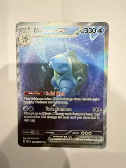 Pokemon TCG Blastoise EX Sir 200/165 Scarlet & Violet 151 - Image 1